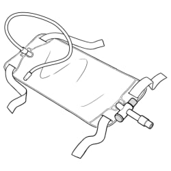 Catheter leg bag.