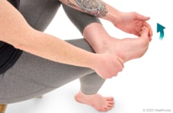 Big-toe flexor stretch