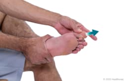 Big-toe traction stretch