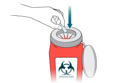 Sharps container.